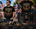 Happy 250th Birthday USA Shirt, America 250 Years of Freedom T-Shirt, Patriotic Eagle Independence Day Tee, USA Semiquincentennial 1776-2026 Shirt