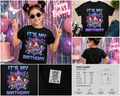 It’s My Birthday Kawaii K-Pop Girls Birthday T-Shirt – Cute Chibi Party Tee for Kids & Teens