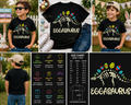 Eggasaurus Easter Dinosaur Shirt – Funny Dino Easter Eggs Graphic Tee for Kids Boys Girls Toddler