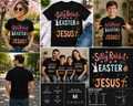 Silly Rabbit Easter Is for Jesus Christian Bunny Graphic T-Shirt