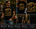 Dadzilla Best Dad Ever Father of Monster T-Shirt – Funny Godzilla Dad Father’s Day Graphic Tee
