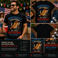 Democracy’s Collapsin’ But These Weiners Be Slappin’ Funny 4th of July Hot Dog Graphic T-Shirt