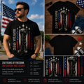250 Years of American Valor Veteran Patriotic 1776–2026 Independence Day T-Shirt