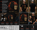 Vintage Raven Coffee Lover T-Shirt – “Is He Dead Yet?” Dark Humor Gothic Graphic Tee