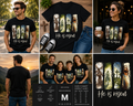 He Is Risen Jesus 4 Scenes Christian Easter T-Shirt for Men Women Kids