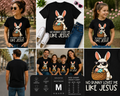 No Bunny Loves Me Like Jesus Easter Bunny Christian T-Shirt for Kids Women Men
