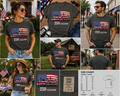 250 Years of Freedom Patriotic Shirt, America 250 Floral Flag T-Shirt, USA Independence Day Tee, Vintage 4th of July Graphic Shirt